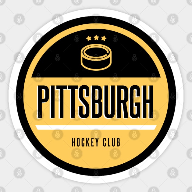 Pittsburgh hockey club Sticker by BVHstudio